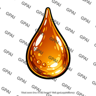 Resin drop