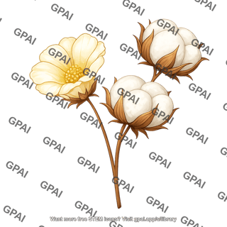 Cotton flower