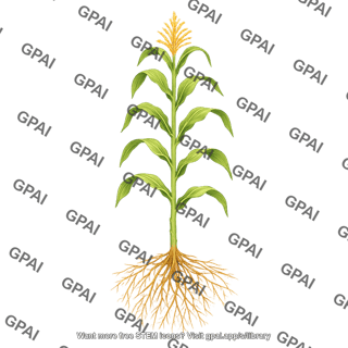 Corn vt with roots