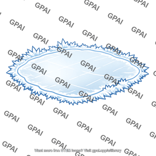 Frozen pond