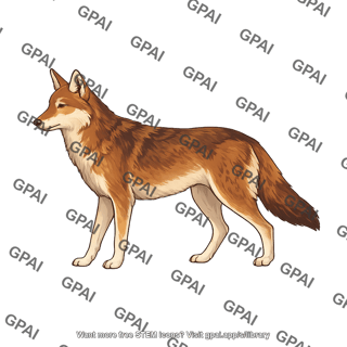 Red wolf canis lupus rufus