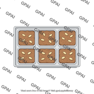 Plant growth tray top view with seeds and growth medium
