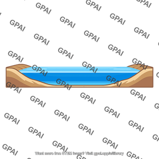 Shallow lake cross section