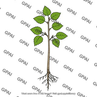Birch seedling