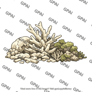 Caribbean coral reef degraded
