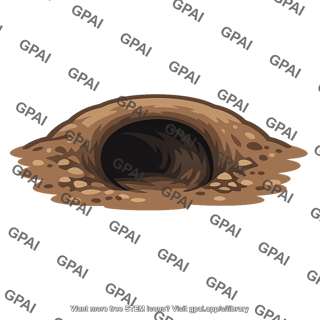 Burrow entrance