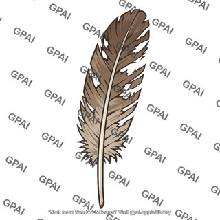 Feather damaged