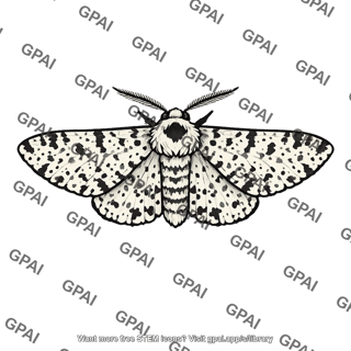Moth reared in laboratory