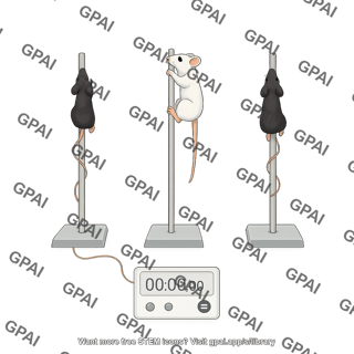 Mouse pole test with timer
