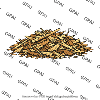 Dry plant litter