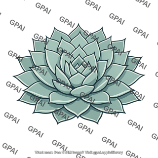 Agave rosette
