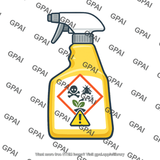 Pesticide spray bottle
