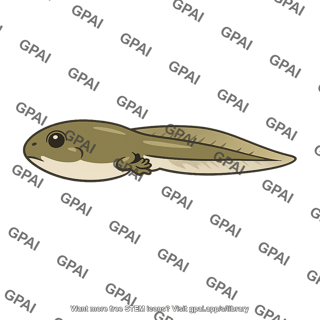 Larval amphibian hind limb stage