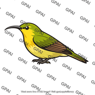 Nectar feeder bird