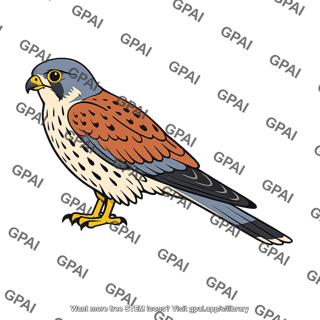 European kestrel male