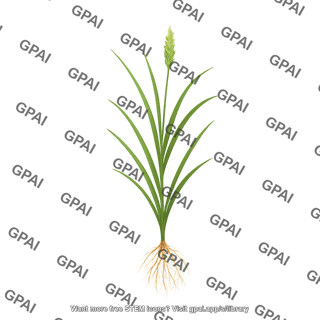 Grass tall with roots