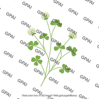 Subterranean clover sprig
