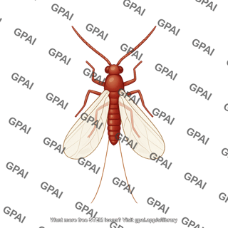 Citrus mealybug planococcus citri male