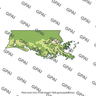 Deltaic coastline