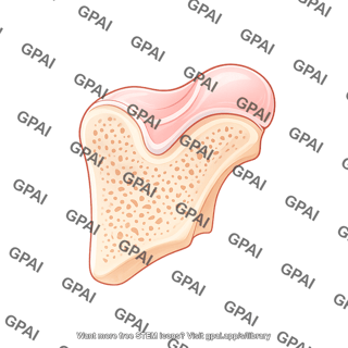 Mouse talus proximal sagittal