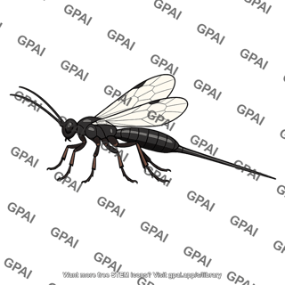 Female parasitic wasp