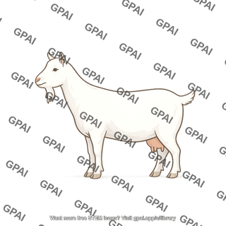 Goat german white
