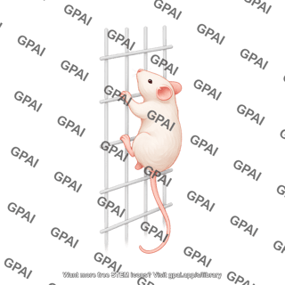 Mouse pup old grid climbing