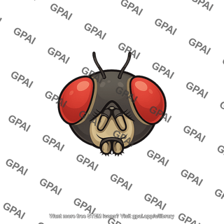 Housefly head