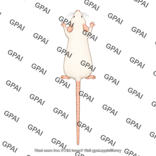 Rat dorsal straight tail