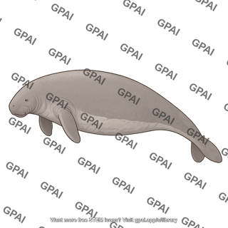 Stellars sea cow hydrodamalis gigas