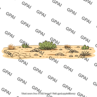 Subtropical desert plain