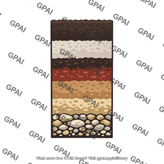 Podsolized soil profile