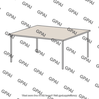 Rectangular table