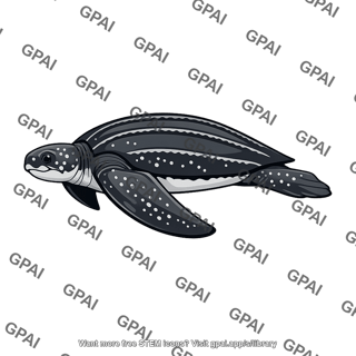 Leatherback turtle