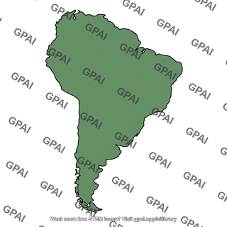 South america map