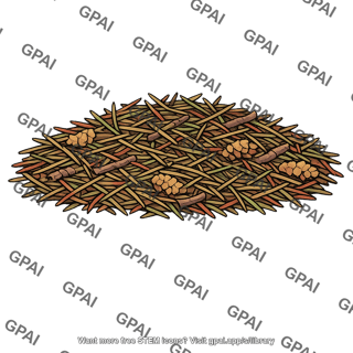 Spruce litter