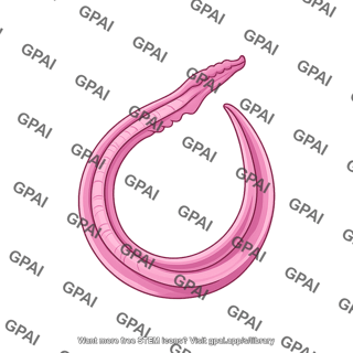 Schistosoma haematobium male