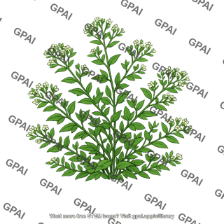 Flowering plant illustration