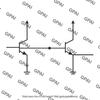 Split output transistor pair