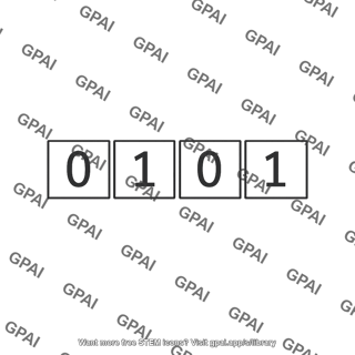 Binary number 4 bit