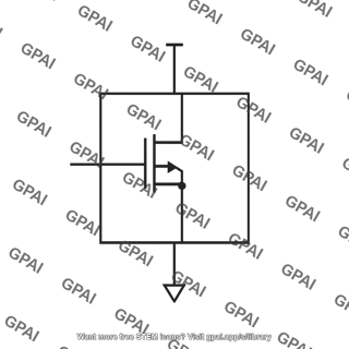 Source follower output transistor