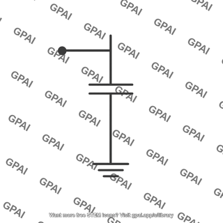 Capacitor grounded