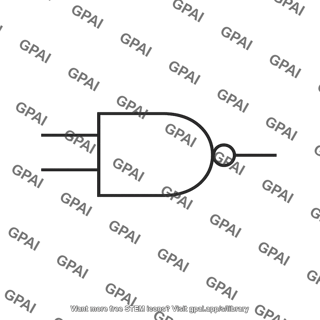 Nand gate two input