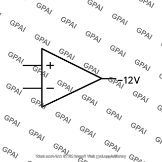 Op amp saturated negative