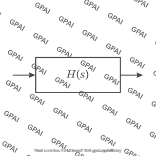 Laplace transfer function block