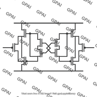 Sram cell six transistor
