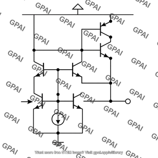 Active loaded bipolar differential amplifier