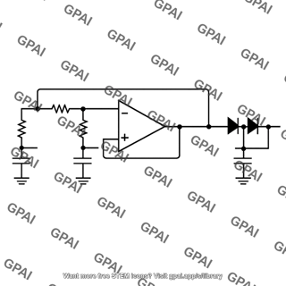 Phase shift oscillator circuit op amp with diode limiter