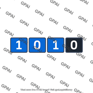 4 bit binary input word