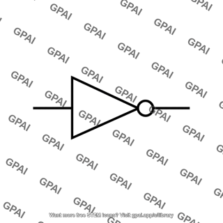 Logic inverter symbol